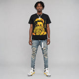 Tour Yellow 4s DopeSkill T-Shirt Rich Boy Camo Graphic