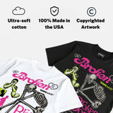 Tennis Day 7s DopeSkill T-Shirt Broken Bones Graphic