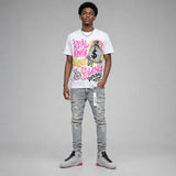 Tennis Day 7s DopeSkill T-Shirt Real Ones Move In Silence Graphic