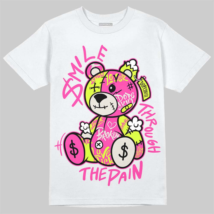 Tennis Day 7s DopeSkill T-Shirt Smile Through The Pain Graphic