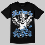 Black University Blue 5s DopeSkill T-Shirt Bandemic Graphic