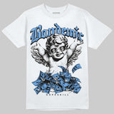 Black University Blue 5s DopeSkill T-Shirt Bandemic Graphic