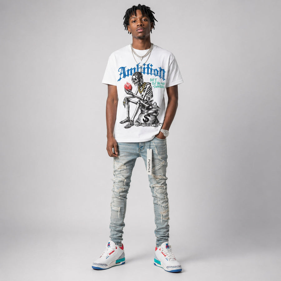 Chalk 3s DopeSkill T-Shirt Ambition Graphic