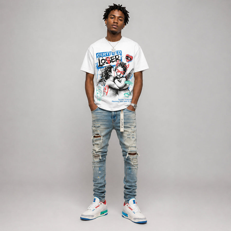 Chalk 3s DopeSkill T-Shirt Certified Lover Graphic
