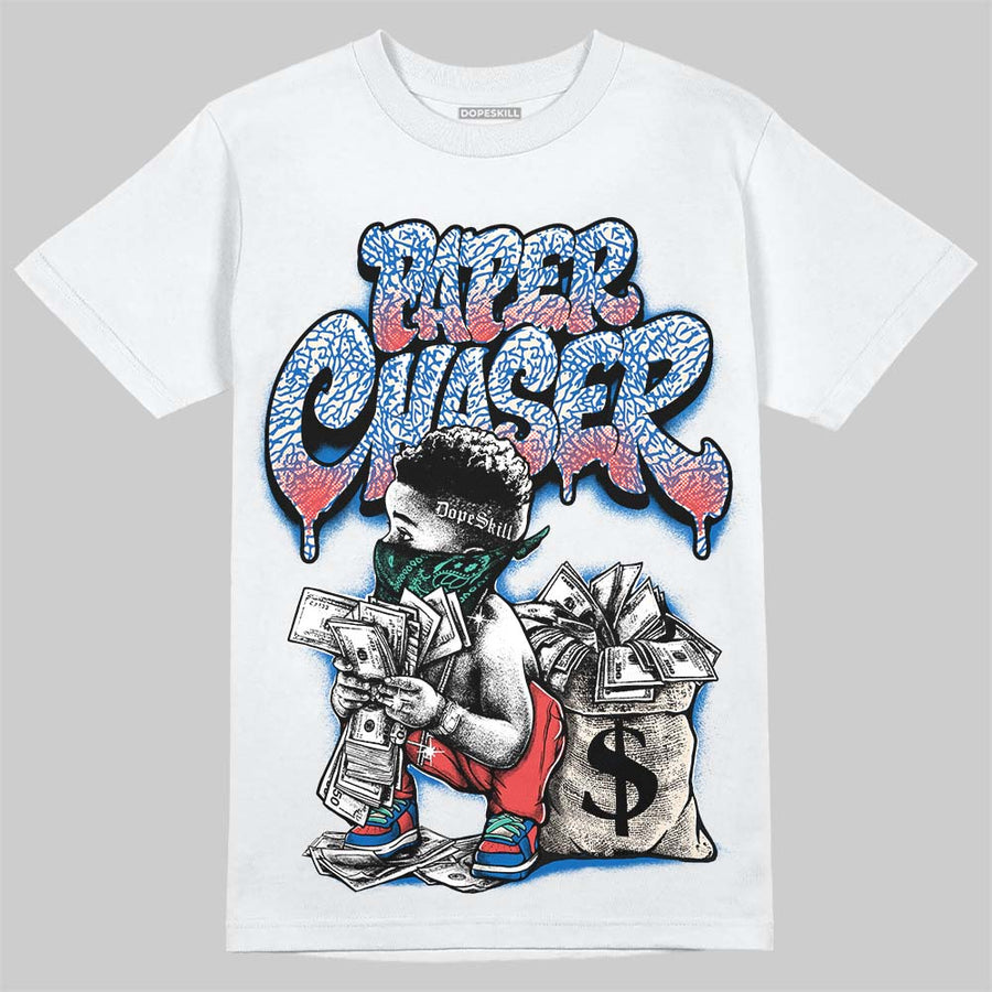 Chalk 3s DopeSkill T-Shirt Paper Chaser Boy Graphic