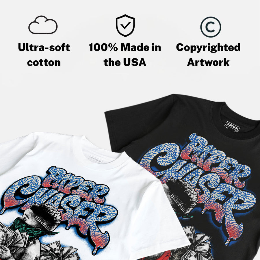 Chalk 3s DopeSkill T-Shirt Paper Chaser Boy Graphic