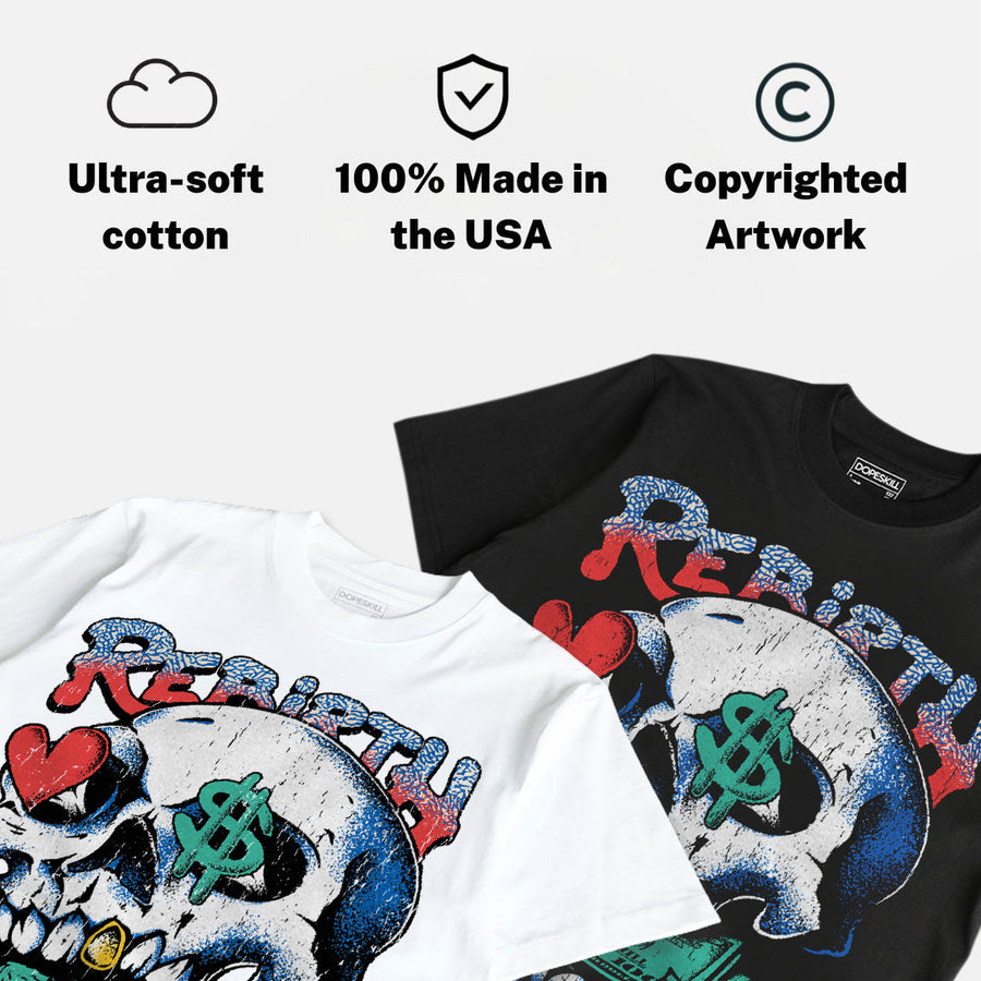 Chalk 3s DopeSkill T-Shirt Rebirth Graphic