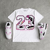 Comic 4s DopeSkill T-Shirt 23 with 4s Pattern Graphic