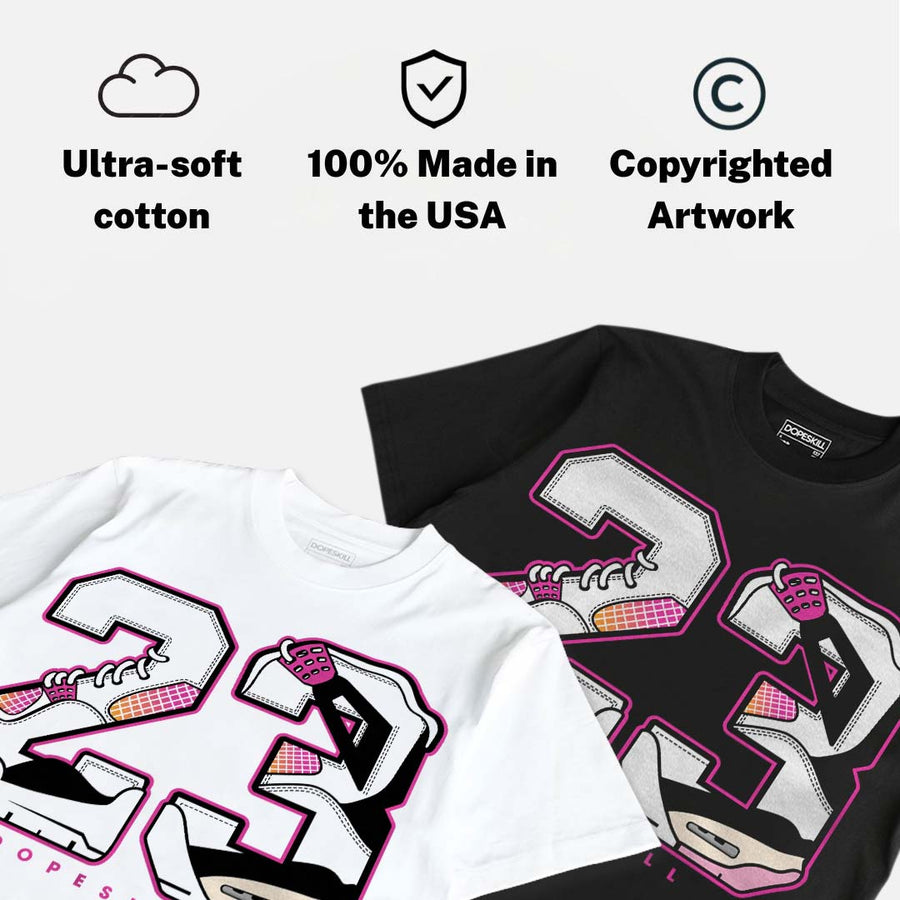 Comic 4s DopeSkill T-Shirt 23 with 4s Pattern Graphic