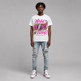 Comic 4s DopeSkill T-Shirt Make Money Not Friend Typo Graphic