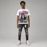 Comic 4s DopeSkill Oversize Print T-Shirt No Money No Lust Graphic