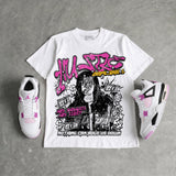 Comic 4s DopeSkill Oversize Print T-Shirt No Money No Lust Graphic