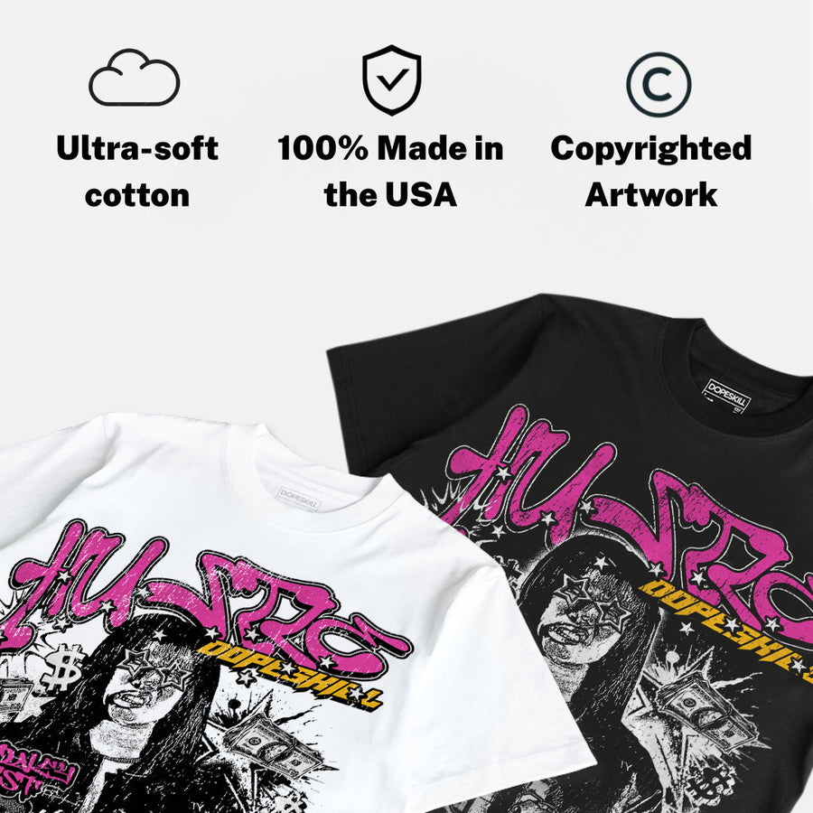 Comic 4s DopeSkill Oversize Print T-Shirt No Money No Lust Graphic