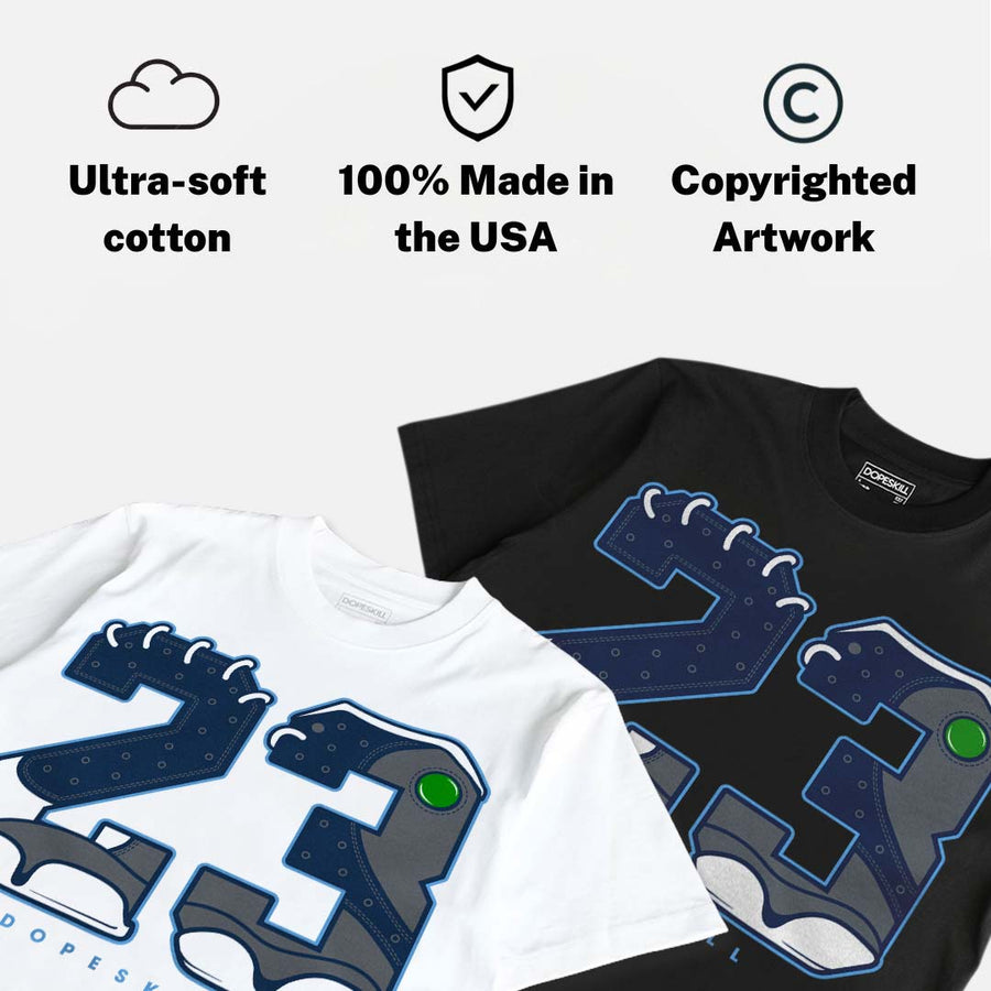 Flint 13s DopeSkill T-Shirt 23 with 13s Pattern Graphic