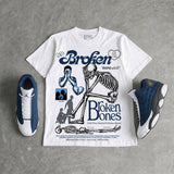 Flint 13s DopeSkill T-Shirt Broken Bones Graphic