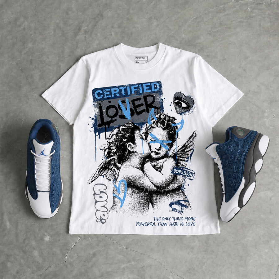 Flint 13s DopeSkill T-Shirt Certified Lover Graphic