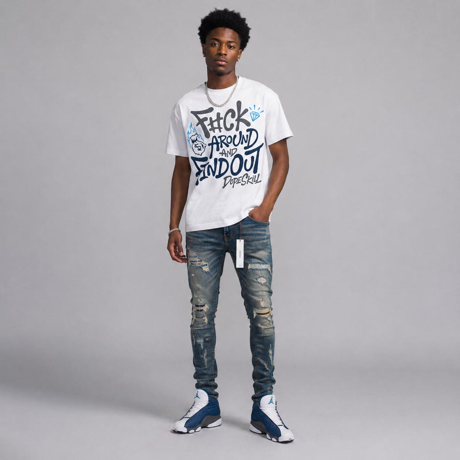 Flint 13s DopeSkill T-Shirt F#ck Around And Find Out Graphic