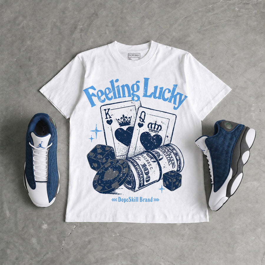 Flint 13s DopeSkill T-Shirt Feeling Lucky Graphic