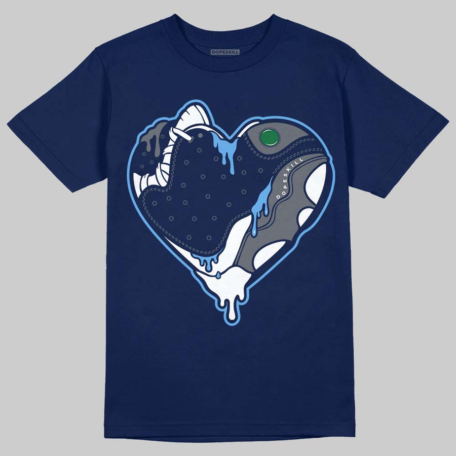 Flint 13s DopeSkill T-Shirt Heart Jordan 13 Graphic