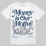 Flint 13s DopeSkill T-Shirt Money Is Our Motive Typo Graphic