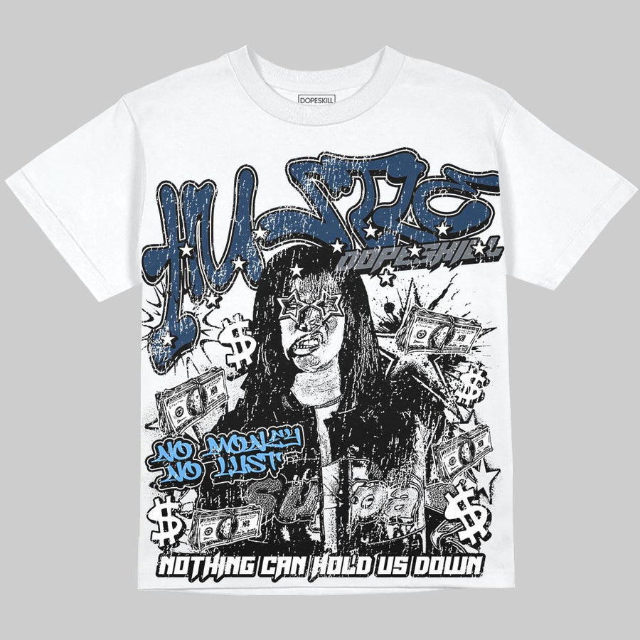 Flint 13s DopeSkill Oversize Print T-Shirt No Money No Lust Graphic