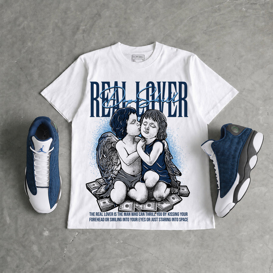 Flint 13s DopeSkill T-Shirt Real Lover Graphic
