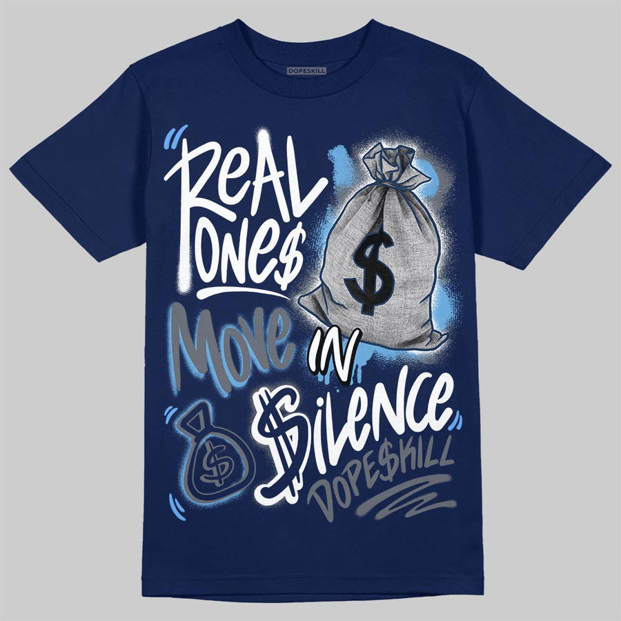 Flint 13s DopeSkill T-Shirt Real Ones Move In Silence Graphic