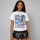 Flint 13s DopeSkill T-Shirt Real Ones Move In Silence Graphic