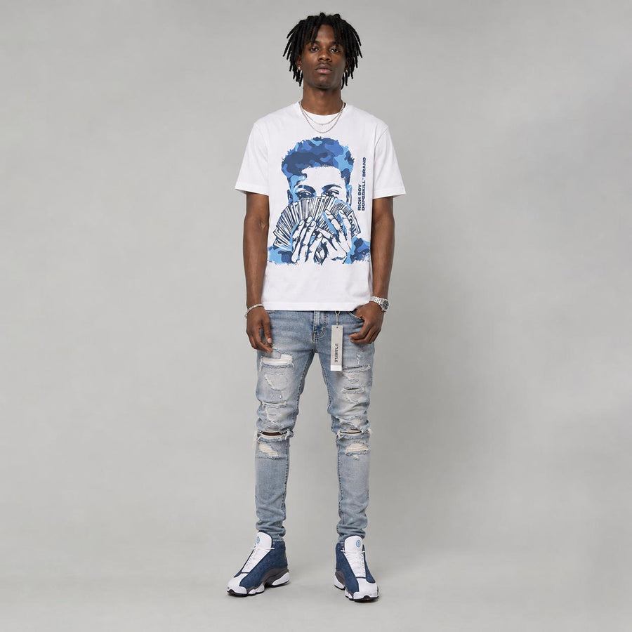 Flint 13s DopeSkill T-Shirt Rich Boy Camo Graphic