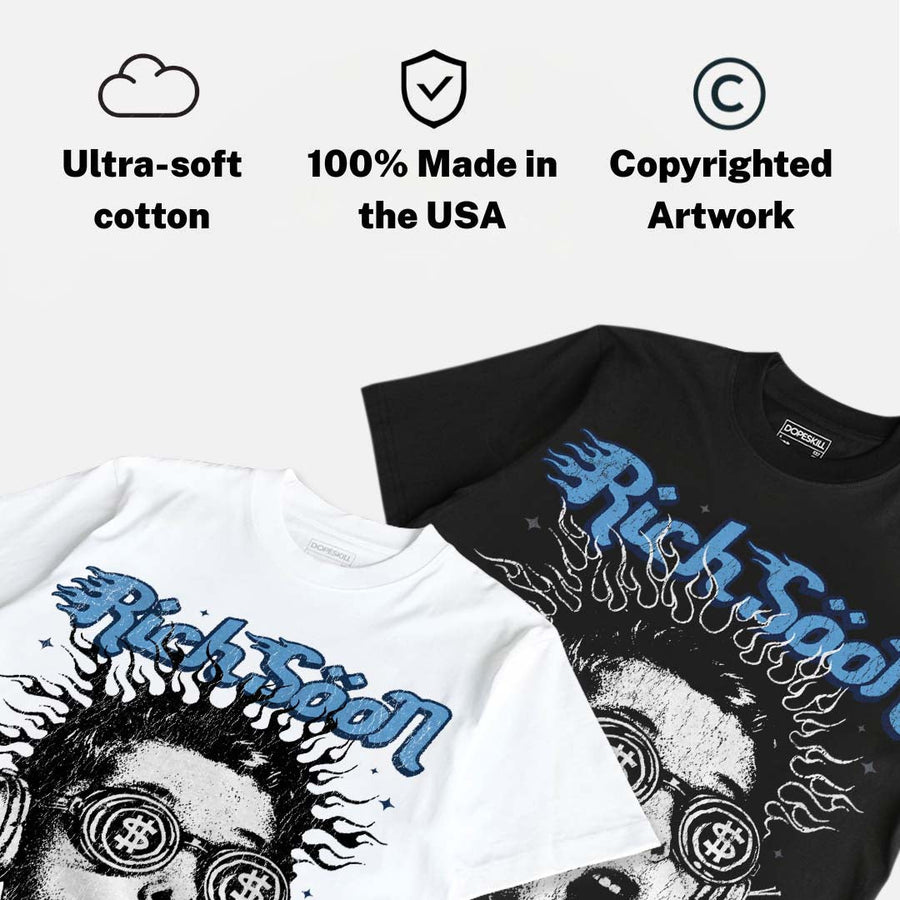 Flint 13s DopeSkill Oversize Print T-Shirt Rich Soon Graphic