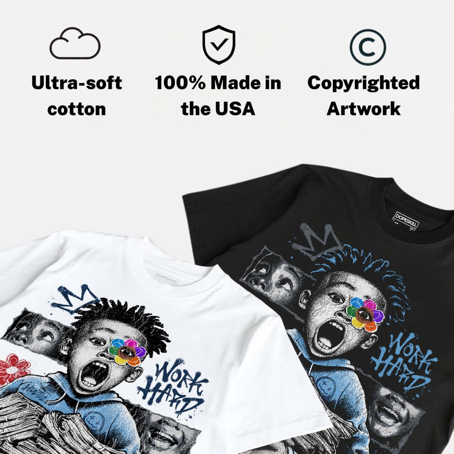 Flint 13s DopeSkill T-Shirt Work Hard Rise Above Graphic