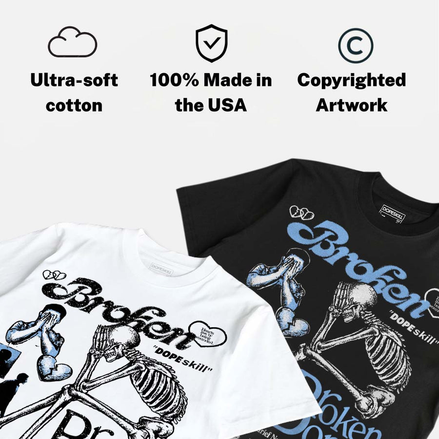 Oreo 6s DopeSkill T-Shirt Broken Bones Graphic