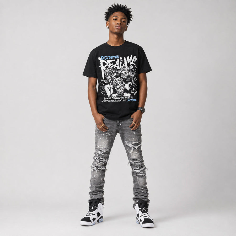 Oreo 6s DopeSkill T-Shirt Distorted Realms Graphic