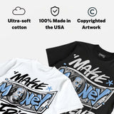 Oreo 6s DopeSkill T-Shirt Make Money Not Friend Typo Graphic