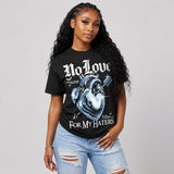 Oreo 6s DopeSkill T-Shirt No Love For My Haters Graphic