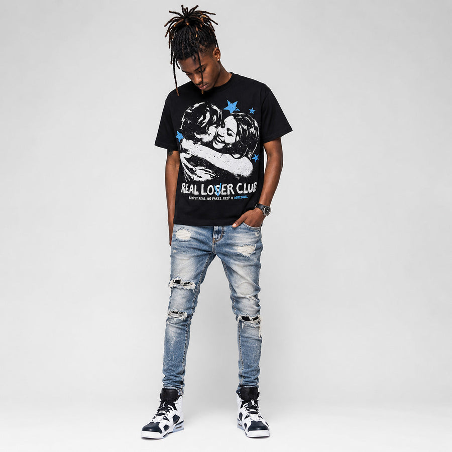 Oreo 6s DopeSkill Oversize Print T-Shirt Real Lover Club Graphic