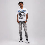 Oreo 6s DopeSkill Oversize Print T-Shirt Rich Soon Graphic