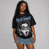 Oreo 6s DopeSkill Oversize Print T-Shirt Rich Soon Graphic