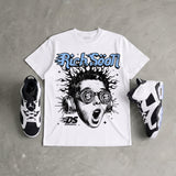 Oreo 6s DopeSkill Oversize Print T-Shirt Rich Soon Graphic