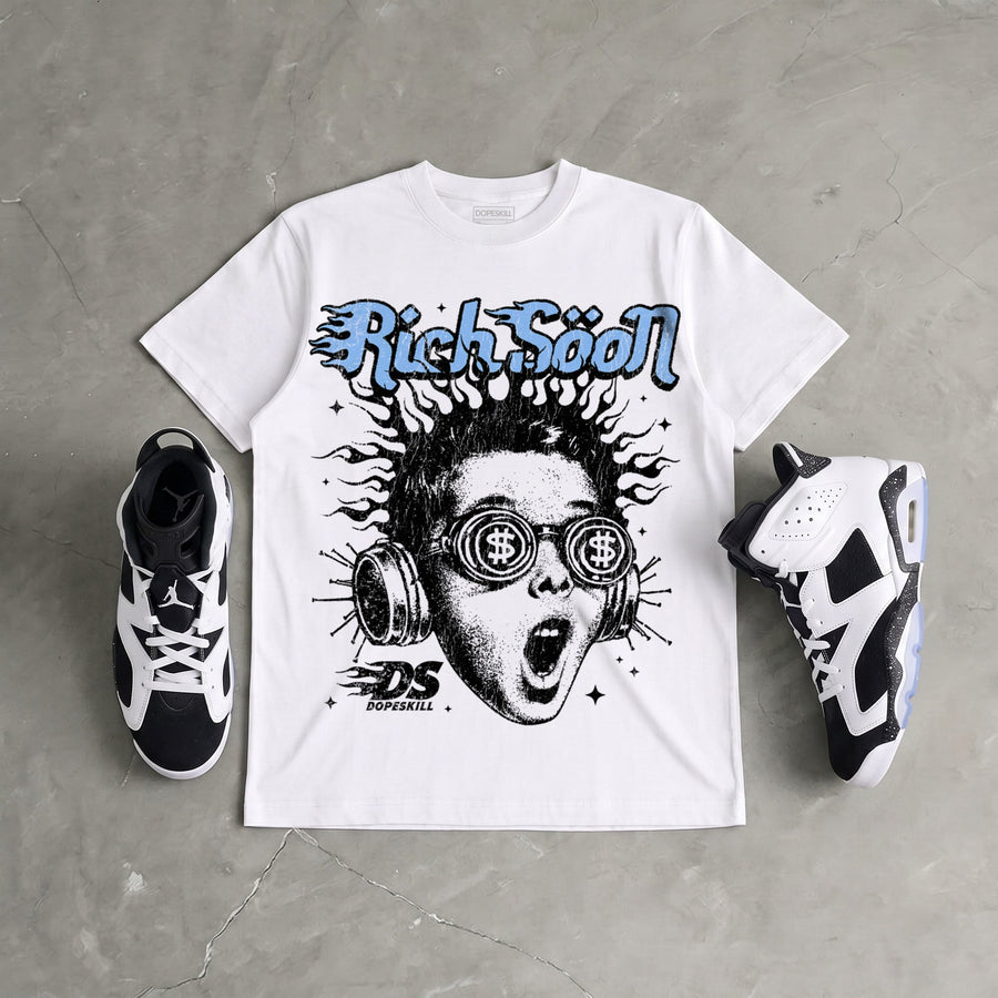 Oreo 6s DopeSkill Oversize Print T-Shirt Rich Soon Graphic