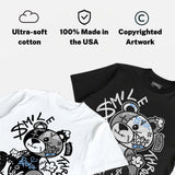 Oreo 6s DopeSkill T-Shirt Smile Through The Pain Graphic