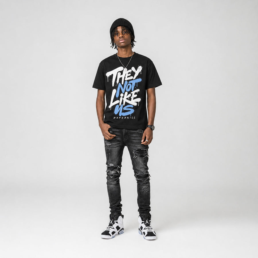 Oreo 6s DopeSkill T-Shirt They Not Like Us Graphic
