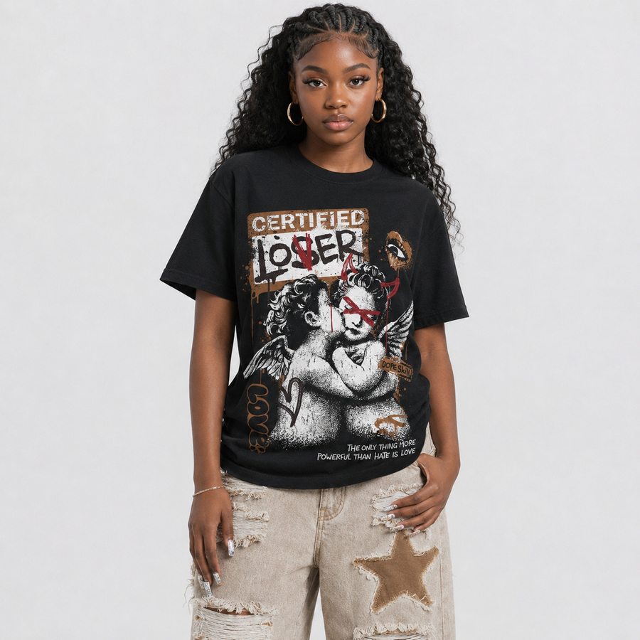 “Love Letter” 1s DopeSkill T-Shirt Certified Lover Graphic