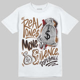 “Love Letter” 1s DopeSkill T-Shirt Real Ones Move In Silence Graphic