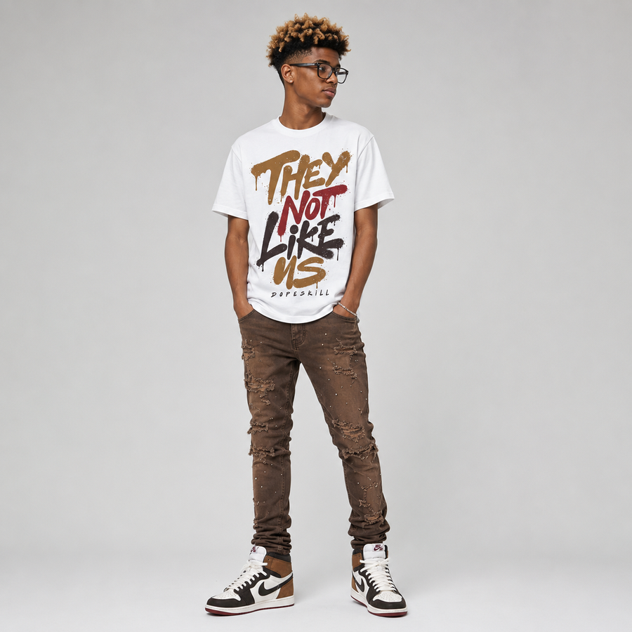 “Love Letter” 1s DopeSkill T-Shirt They Not Like Us Graphic
