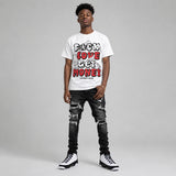 Space Jam 9s DopeSkill T-Shirt F#ck Love Get Money Graphic
