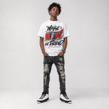 Space Jam 9s DopeSkill T-Shirt Make Money Not Friend Typo Graphic