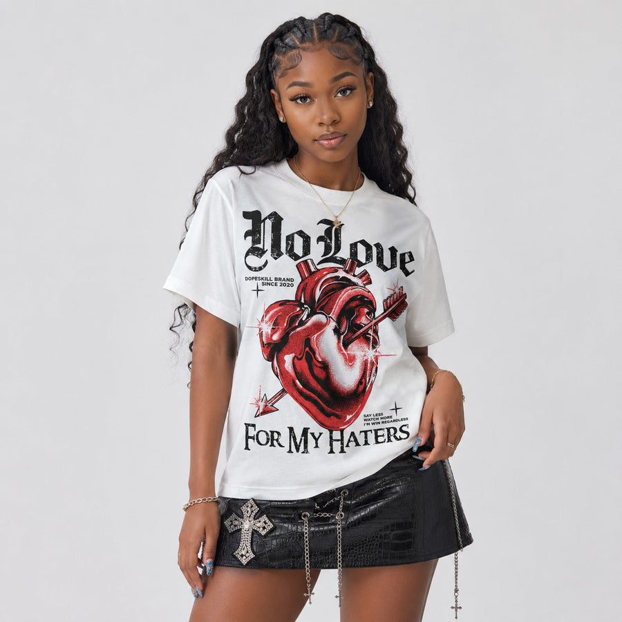 Space Jam 9s DopeSkill T-Shirt No Love For My Haters Graphic
