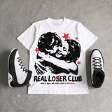 Space Jam 9s DopeSkill Oversize Print T-Shirt Real Lover Club Graphic