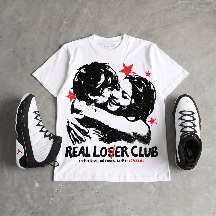 Space Jam 9s DopeSkill Oversize Print T-Shirt Real Lover Club Graphic